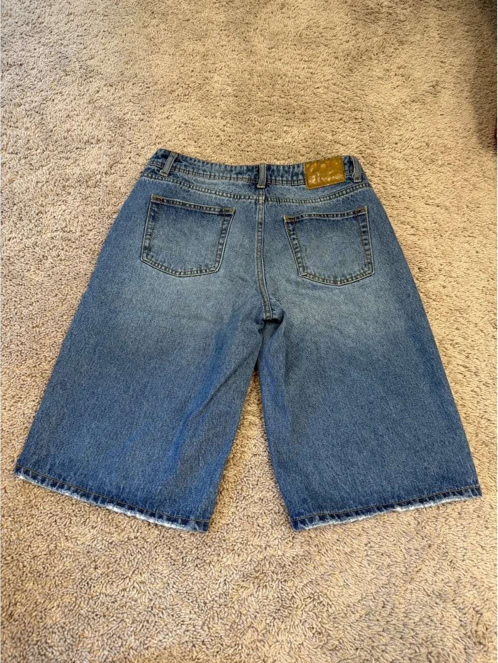 Witty Fox Dad Denim Jorts Size 5/27 Y2K Baggy Bermuda Jean Shorts